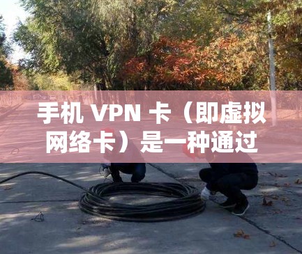 手机 VPN 卡（即虚拟网络卡）是一种通过网络加密和保护来防止手机数据丢失和访问的设备。以下是一些详细的步骤和方法来使用手机 VPN 卡