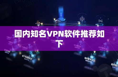 国内知名VPN软件推荐如下