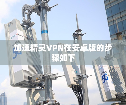 加速精灵VPN在安卓版的步骤如下