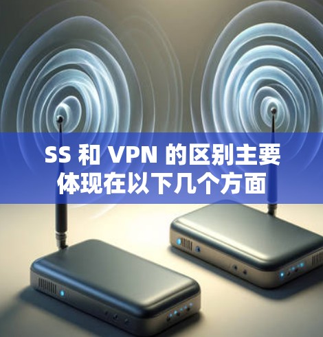SS 和 VPN 的区别主要体现在以下几个方面