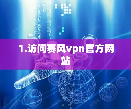 1.访问赛风vpn官方网站