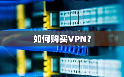如何购买VPN？