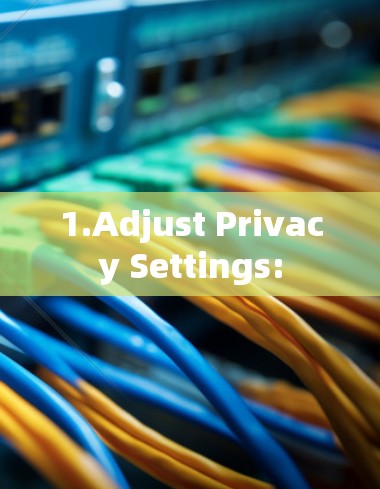 1.Adjust Privacy Settings: