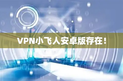 VPN小飞人安卓版存在！