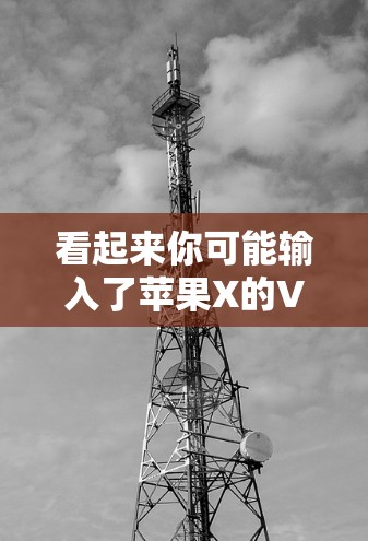 看起来你可能输入了苹果X的VPN这个词，但苹果X通常指的是苹果公司推出的手机系列，而不是VPN服务。如果你需要使用苹果设备的VPN功能，可以参考以下步骤