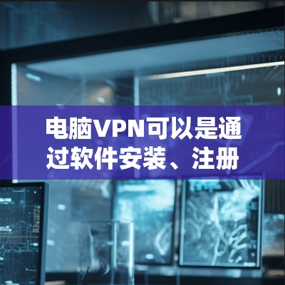 电脑VPN可以是通过软件安装、注册或通过第三方软件来实现的。以下是使用电脑VPN的两种主要方式