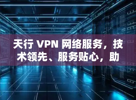 天行 VPN 网络服务，技术领先、服务贴心，助力信息通信的高效传输