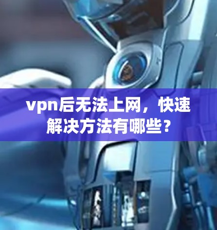 vpn后无法上网，快速解决方法有哪些？