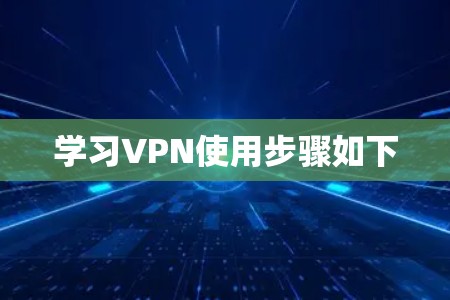 学习VPN使用步骤如下