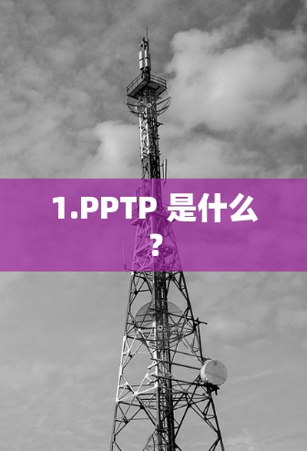 1.PPTP 是什么？