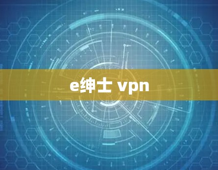 e绅士 vpn