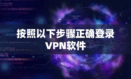 按照以下步骤正确登录VPN软件