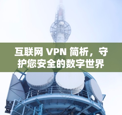 互联网 VPN 简析，守护您安全的数字世界