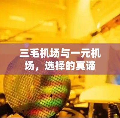 三毛机场与一元机场，选择的真谛