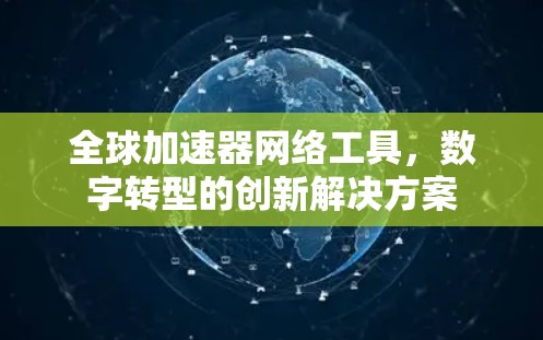 全球加速器网络工具，数字转型的创新解决方案
