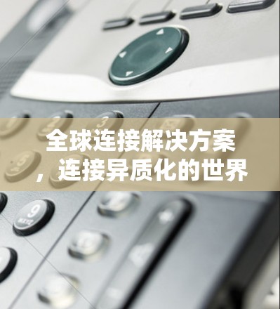 全球连接解决方案，连接异质化的世界