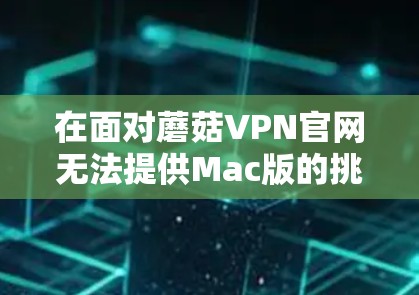 在面对蘑菇VPN官网无法提供Mac版的挑战时,以下是一些解决方案