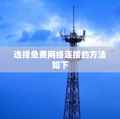 选择免费网络连接的方法如下 选择免费网络连接的方法如下