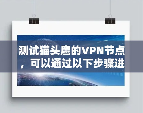 测试猫头鹰的VPN节点，可以通过以下步骤进行