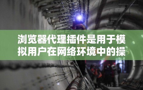 浏览器代理插件是用于模拟用户在网络环境中的操作，帮助用户访问需要资源的网站或应用。以下是对浏览器代理插件的详细介绍