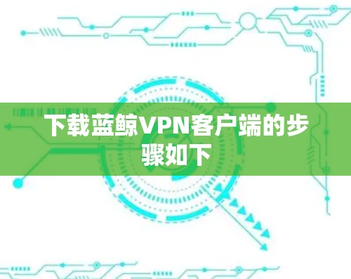 下载蓝鲸VPN客户端的步骤如下 下载蓝鲸VPN客户端的步骤如下