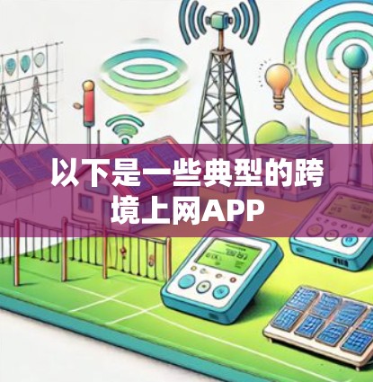 以下是一些典型的跨境上网APP
