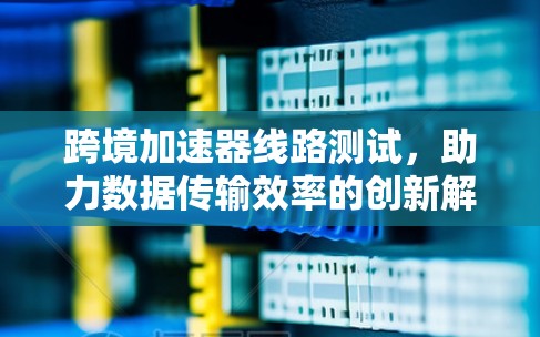 跨境加速器线路测试，助力数据传输效率的创新解决方案