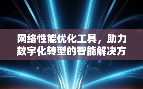 网络性能优化工具,助力数字化转型的智能解决方案 网络性能优化工具,助力数字化转型的智能解决方案