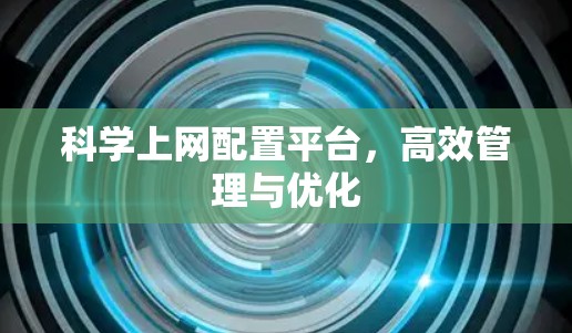 科学上网配置平台,高效管理与优化