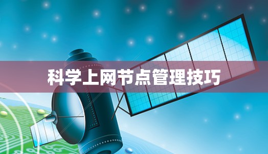 科学上网节点管理技巧