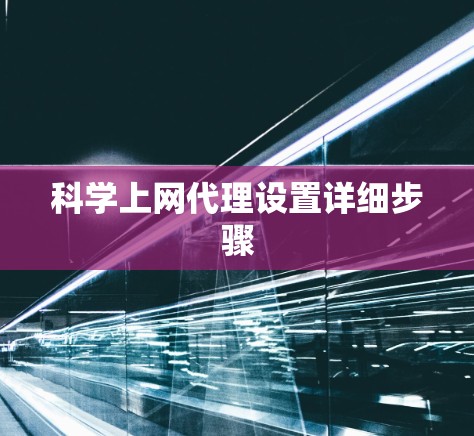 科学上网代理设置详细步骤