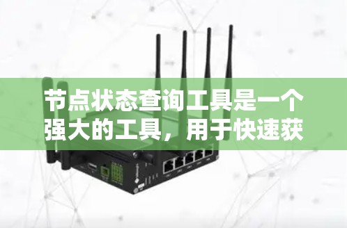 节点状态查询工具是一个强大的工具,用于快速获取节点的状态信息。以下是对该工具的详细分析和步骤指南