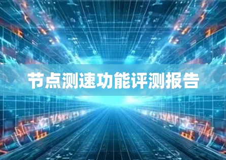 节点测速功能评测报告