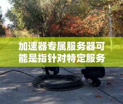 加速器专属服务器可能是指针对特定服务器或应用设计的加速器工具或框架。以下是关于加速器工具的建议