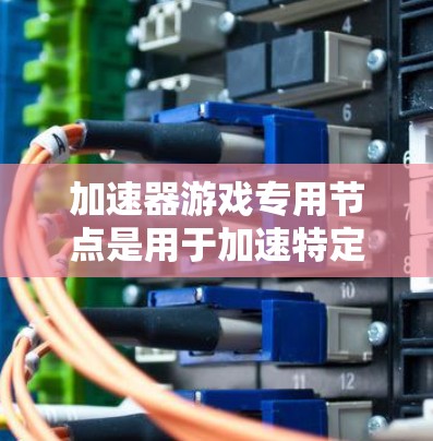 加速器游戏专用节点是用于加速特定游戏的网络协议节点，它们在加速过程中扮演关键角色。以下是对加速器游戏专用节点的详细分析