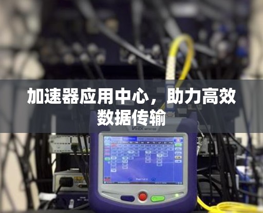 加速器应用中心，助力高效数据传输