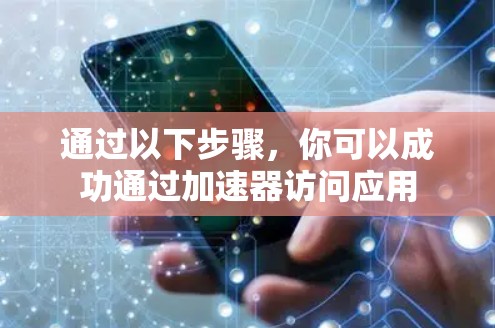 通过以下步骤,你可以成功通过加速器访问应用