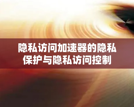 隐私访问加速器的隐私保护与隐私访问控制