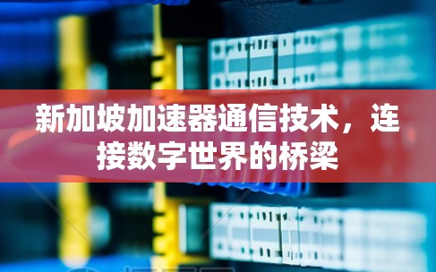 新加坡加速器通信技术,连接数字世界的桥梁